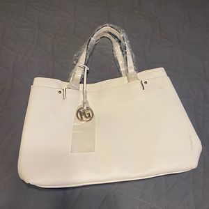 MG Marina Galanti white purse.